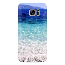 Силиконовый чехол с КАРТИНКАМИ лето для Samsung Galaxy S7 Еdge / G935 (AlphaPrint) (Море)
