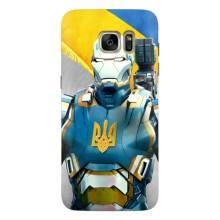 Силіконовий Чохол  на Samsung Galaxy S7 Еdge / G935 (Я-Україна) – Український робокоп