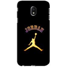 Чохли для Samsung Galaxy J3 2017 (J330FN европейская версия) - з картинкою JORDAN (AlphaPrint) (Jordan Gold)