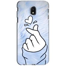Чохол (Знак сердечка) для Samsung Galaxy J3 2017 (J330FN европейская версия) – Серце знак