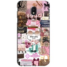 Чехол (Dior, Prada, YSL, Chanel) для Samsung Galaxy J3 2017 (J330FN европейская версия) (Бренды)