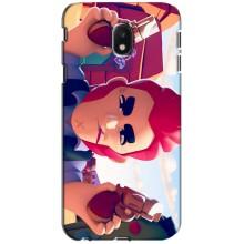 Чехол для Samsung Galaxy J3 2017 (J330FN европейская версия) Бравл Старс (VPrint)
