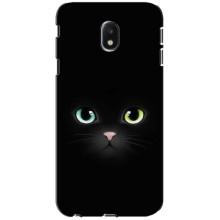 Чехол на тематику: Коты для Samsung Galaxy J3 2017 (J330FN европейская версия) – Черный Котик