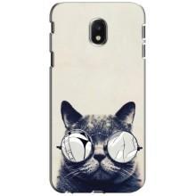 Чехол на тематику: Коты для Samsung Galaxy J3 2017 (J330FN европейская версия) – Модный кот