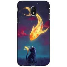 Чехол на тематику: Коты для Samsung Galaxy J3 2017 (J330FN европейская версия) – Встреча