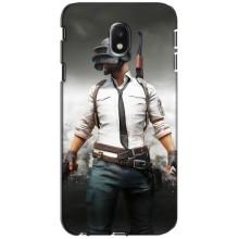 Силиконовый чехол с картинкой "Герой Pubg" на Samsung Galaxy J3 2017 (J330FN европейская версия) – Пабг