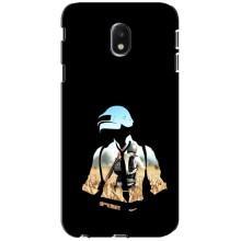 Силиконовый чехол с картинкой "Герой Pubg" на Samsung Galaxy J3 2017 (J330FN европейская версия) – Пубг мен