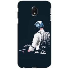 Силиконовый чехол с картинкой "Герой Pubg" на Samsung Galaxy J3 2017 (J330FN европейская версия) – В экиперовке