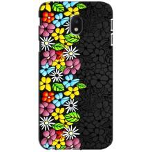 Чохол з Квітами для Samsung Galaxy J3 2017 (J330FN европейская версия) – Яскраві квіти