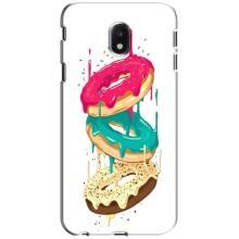 Чехол с изображением  вкусной еды для Samsung Galaxy J3 2017 (J330FN европейская версия) – Сочные пончики