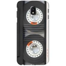 Чехол с Прикольным принтом на Samsung Galaxy J3 2017 (J330FN европейская версия) – Кассета магнитофона
