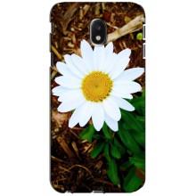 Чехол с ромашками на Samsung Galaxy J3 2017 (J330FN европейская версия) – Белая ромашка