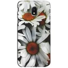 Чехол с ромашками на Samsung Galaxy J3 2017 (J330FN европейская версия) – Цветы Ромашки