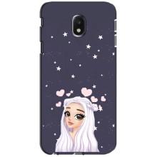 Чохол Стильні дівчата на Samsung Galaxy J3 2017 (J330FN европейская версия) – Дівчина та серця