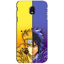 Купить Чохли на телефон з принтом Anime для Samsung Galaxy J3 2017 (J330FN европейская версия) – Naruto Vs Sasuke