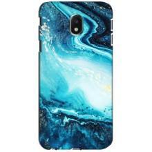 Мраморний чехол на Samsung Galaxy J3 2017 (J330FN европейская версия) (VPrint) – Блакитний мрамор