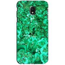 Мраморний чехол на Samsung Galaxy J3 2017 (J330FN европейская версия) (VPrint) – Салатовий Мрамор