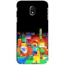 Чохли для Samsung Galaxy J3 2017 (J330FN европейская версия) (Персонажі МайнКрафт) – Герой Майнкрафт
