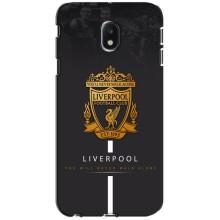 Силиконовые Чехлы принт Футбол на Samsung Galaxy J3 2017 (J330FN европейская версия) – Liverpool