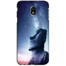 Силиконовые Чехлы (смешные стикеры) для Samsung Galaxy J3 2017 (J330FN европейская версия) – Статуя