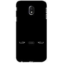 Силиконовый бампер с картинкой машины на Samsung Galaxy J3 2017 (J330FN европейская версия) (Силует Audi)