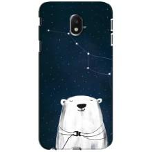 Силиконовый бампер с картинкой животных для Samsung Galaxy J3 2017 (J330FN европейская версия) – Медведица