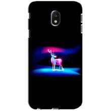 Силиконовый бампер с картинкой животных для Samsung Galaxy J3 2017 (J330FN европейская версия) – Яркий олень