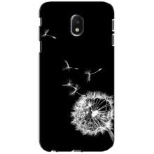 Силіконовий Чохол з кульбабками на Samsung Galaxy J3 2017 (J330FN европейская версия) – Кульбабка на чорному