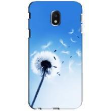 Силіконовий Чохол з кульбабками на Samsung Galaxy J3 2017 (J330FN европейская версия) – Кульбабка на блакитному