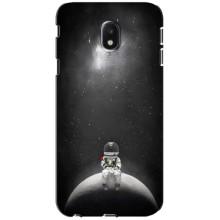Силиконовый Чехол с принтом "Космонавты" на Samsung Galaxy J3 2017 (J330FN европейская версия) – Космонавт романтик