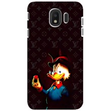 Чехлы для Samsung Galaxy J4 2018, SM-J400F - Скрудж МакДак Louis Vuitton (PREMIUMPrint) (Скрудж с бриллиантом)