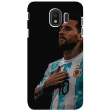 Чехлы Лео Месси Аргентина для Samsung Galaxy J4 2018, SM-J400F (Месси Капитан)