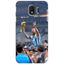 Чехлы Лео Месси Аргентина для Samsung Galaxy J4 2018, SM-J400F (Месси король)