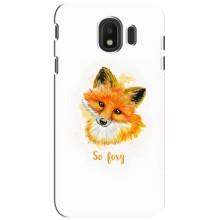 Чехлы с картинкой Лисички для Samsung Galaxy J4 2018, SM-J400F (VPrint) (Девочка Лиса)