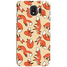 Чехлы с картинкой Лисички для Samsung Galaxy J4 2018, SM-J400F (VPrint) (Лисички)