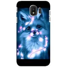 Чехлы с картинкой Лисички для Samsung Galaxy J4 2018, SM-J400F (VPrint) (Яркая лисичка)