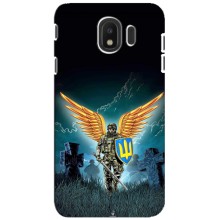 Чехлы с картинкой ЗСУ для Samsung Galaxy J4 2018, SM-J400F (AlphaPrint) (Солдат ЗСУ)