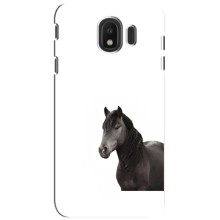 Чехлы с Лошадью дляSamsung Galaxy J4 2018, SM-J400F (VPrint) (Чорний кінь)