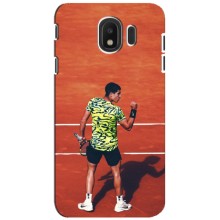 Чехлы с принтом Спортивная тематика для Samsung Galaxy J4 2018, SM-J400F (Алькарас Теннисист)