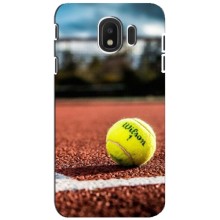 Чехлы с принтом Спортивная тематика для Samsung Galaxy J4 2018, SM-J400F (Теннисный корт)