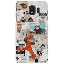 Чехлы с тематикой АНИМЕ для Самсунг Дж4 2018 (VPrint) – Наруто Комиксы