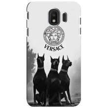 Чохли VERSACE для Samsung J4 2018 (PREMIUMPrint) (Доберман Версаче)