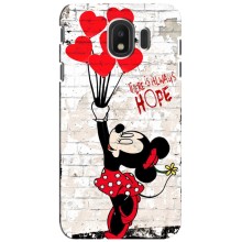 Чохол Disney Mouse Samsung Galaxy J4 2018, SM-J400F (PREMIUMPrint) (Heart Minni)