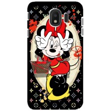 Чохол Disney Mouse Samsung Galaxy J4 2018, SM-J400F (PREMIUMPrint) (Мінні peace)