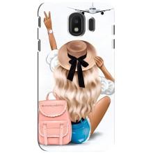 Чехол с печатью для Samsung Galaxy J4 2018, SM-J400F - (Мода) (AlphaPrint) (Путешествие)