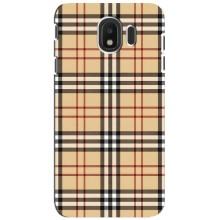 Чехол с Брендами одежды на Самсунг J4 (2018) – Burberry стиль