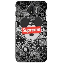Чехол с Брендами одежды на Самсунг J4 (2018) – Supreme Маус