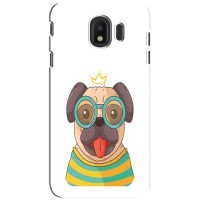 Бампер для Samsung Galaxy J4 2018, SM-J400F с картинкой "Песики" – Собака Король