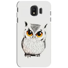 Чехол с птицами на Samsung Galaxy J4 2018, SM-J400F (VPrint) (Милая Сова)