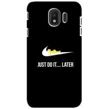 Чехол с Симпсонами для Samsung Galaxy J4 2018, SM-J400F (VPrint) (Гомер Later)